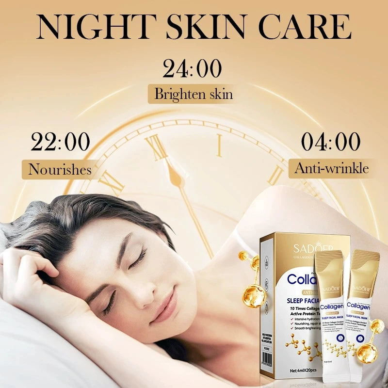 20pcs/box SADOER Collagen Anti-wrinkles